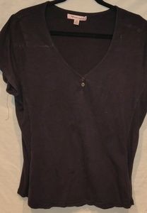 Extra Touch 2X Black Blouse